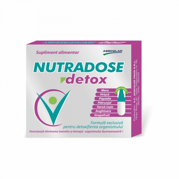 Nutradose Detox – complexul natural care reda  starea de bine a organismului